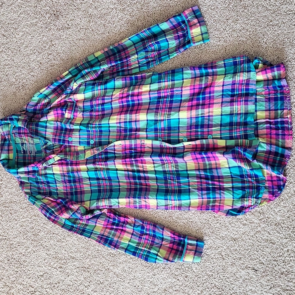 Colorful Plaid Tunic